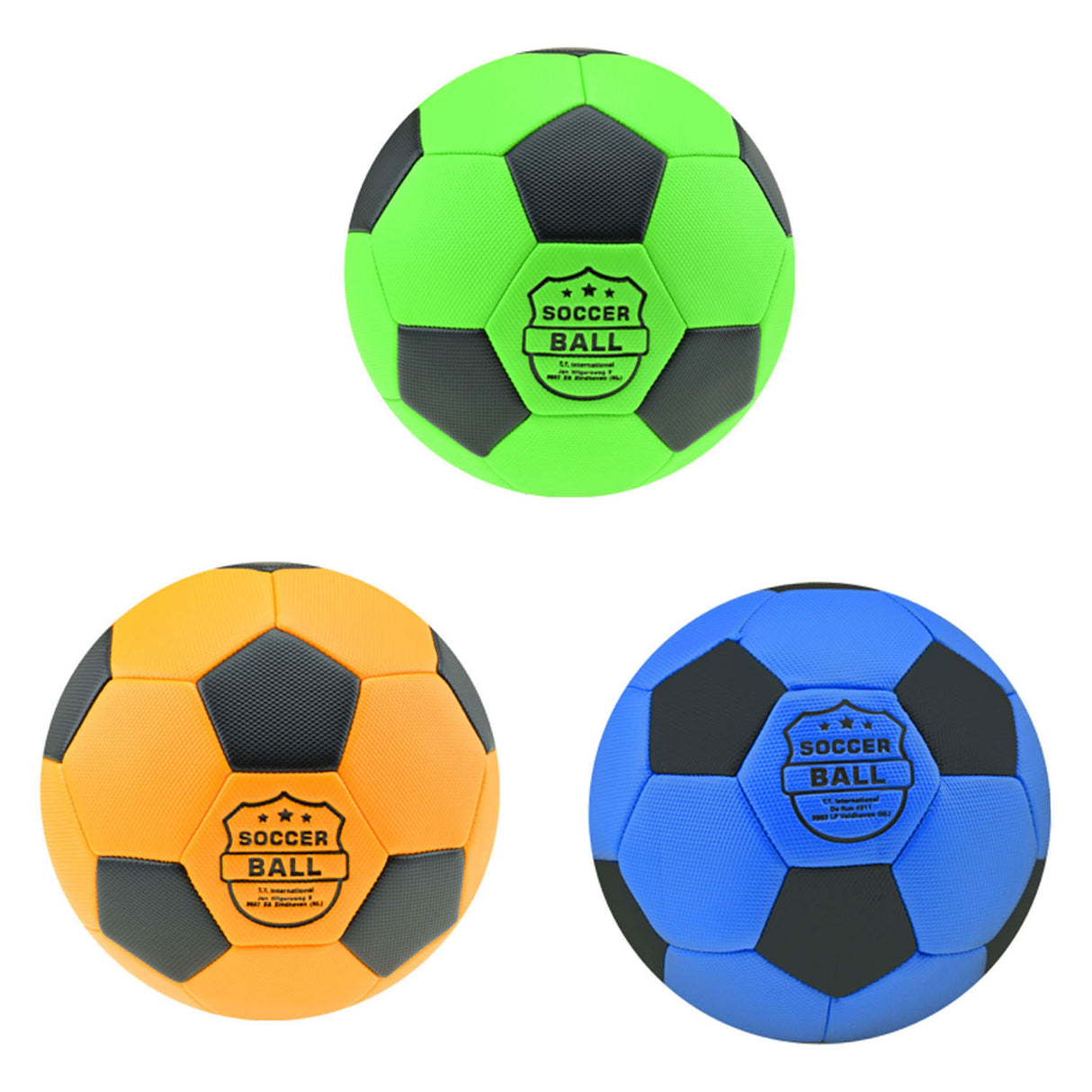 Toi-Toys Sports Softex Voetbal in Netje