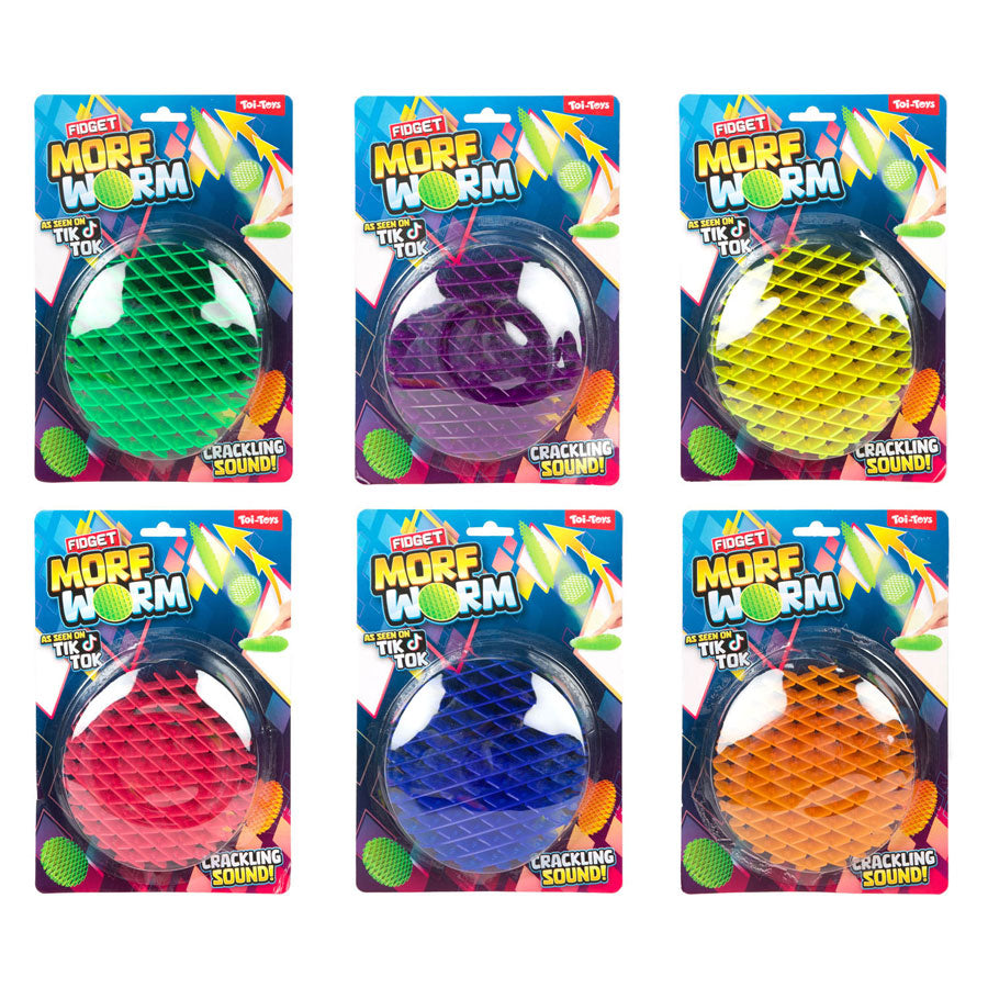 Toi-hračky morph červ fidget