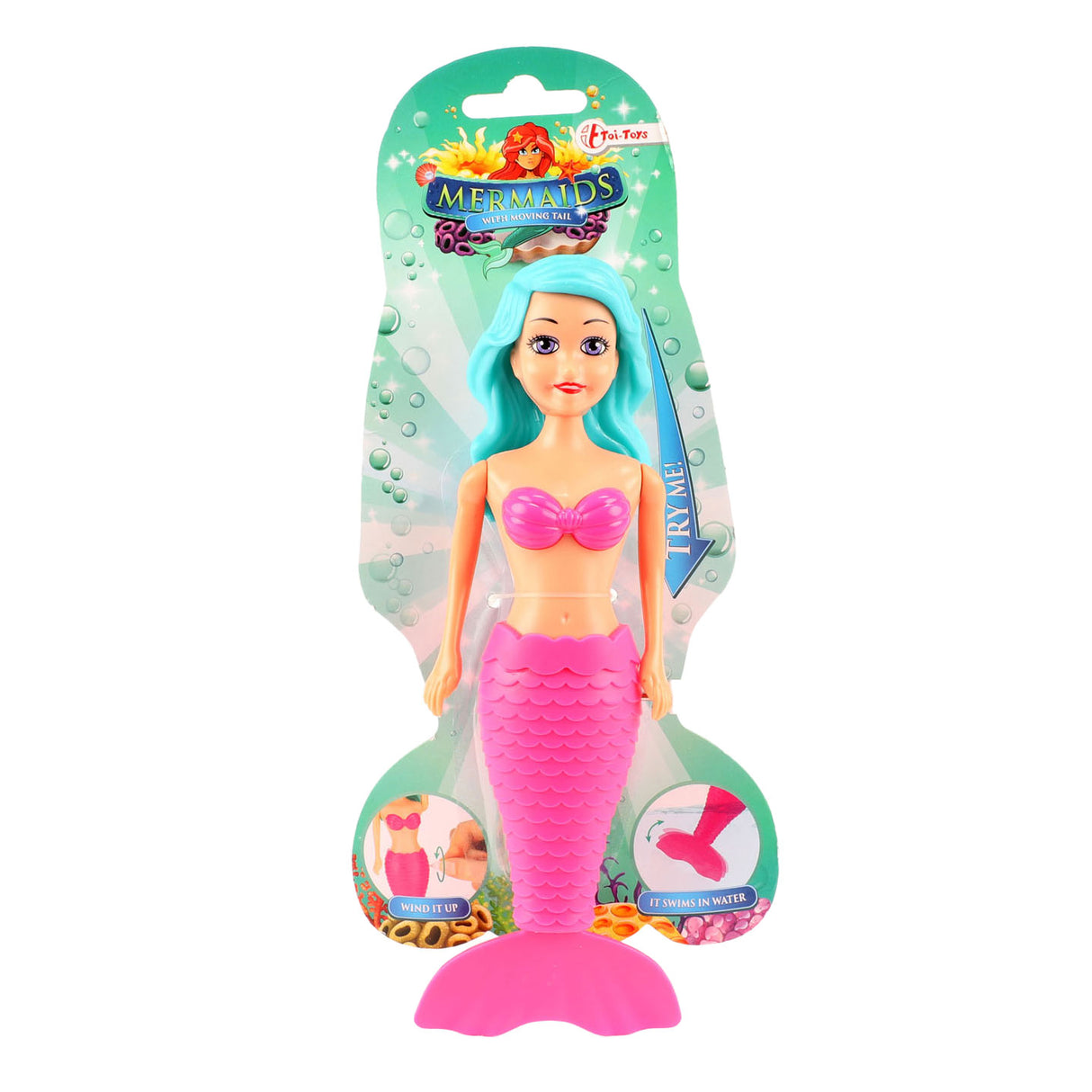 Toi-Toys Mermaids havfrue med bevægende hale