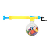 Pompa palloncini a spruzzature con 50 palloncini