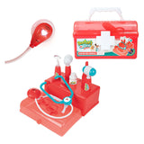 Toi-Toys Doctor's suitcase red with accessories, 7dlg.