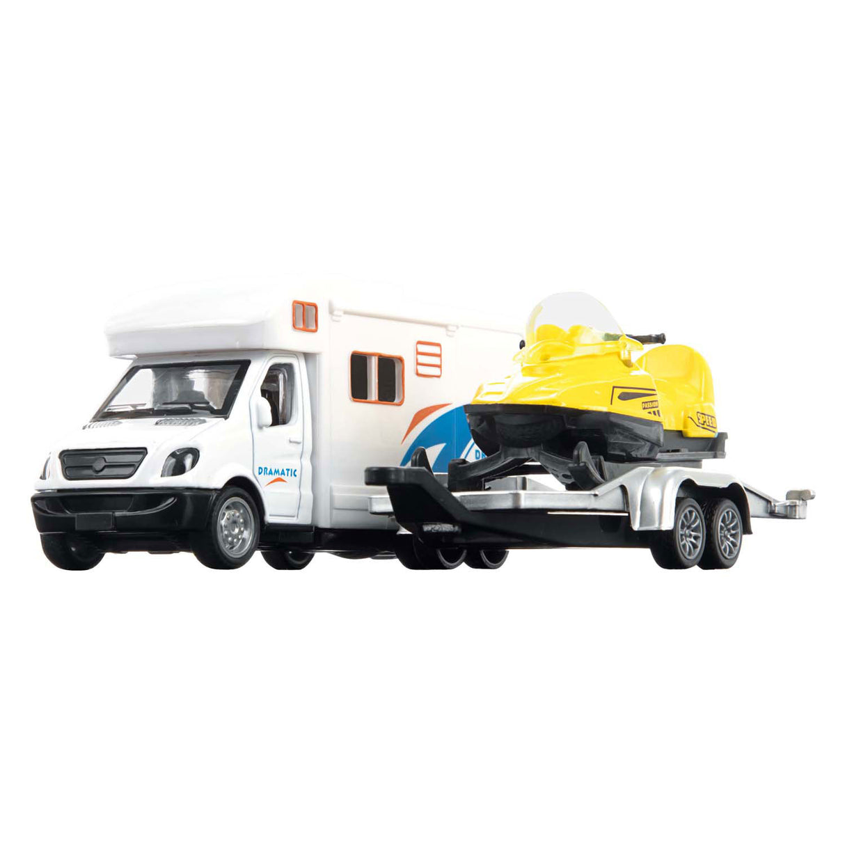 TOI-TOYS METAL COUNT WACK CAMPER Z TRADERA I SNOWMOBILE