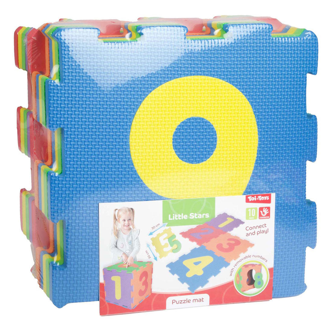 TOI-TOYS FORAM PLAY MAT avec des nombres, 10e.