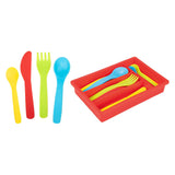 Toi-toys home food bestekset met bak, 16dlg.