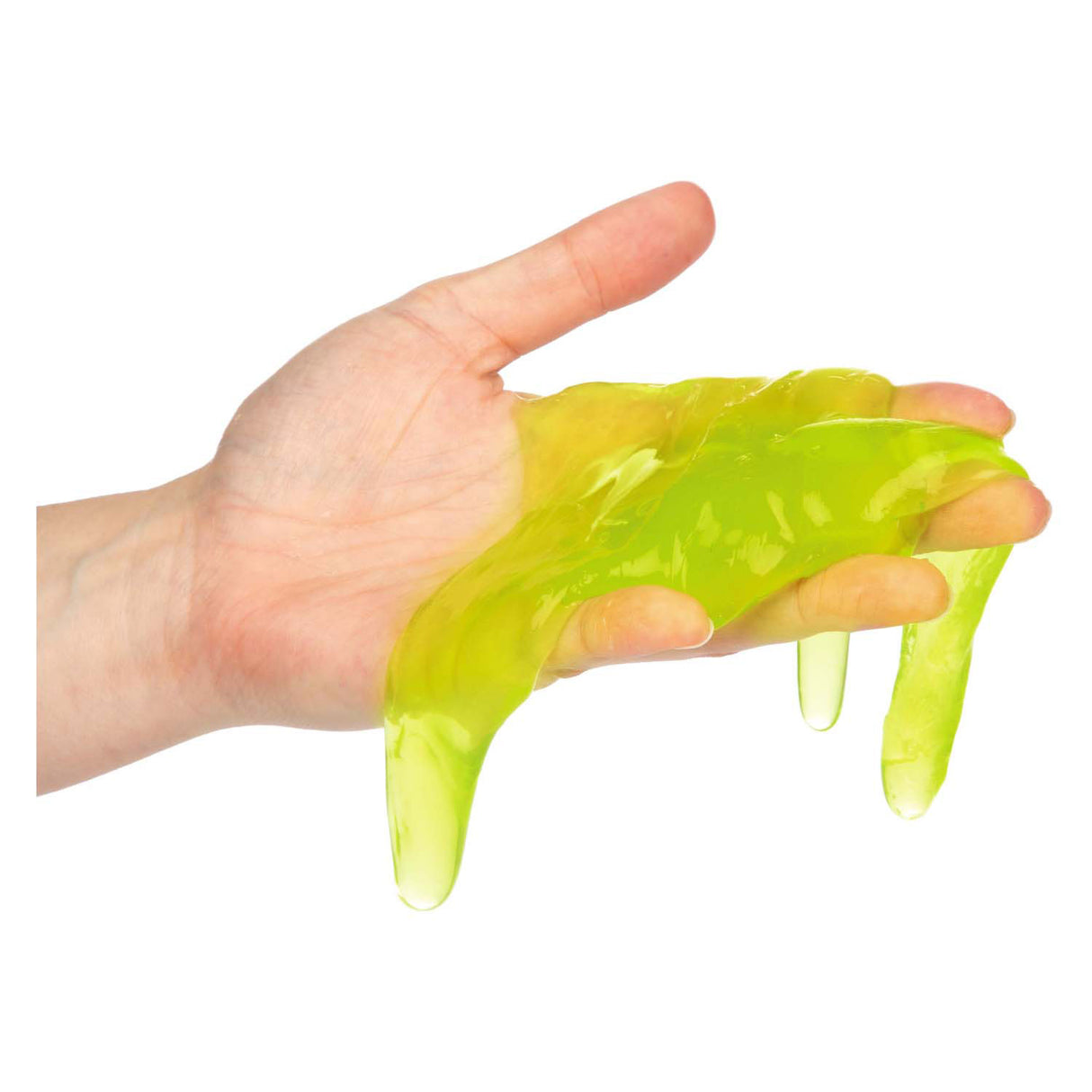 Toi-toys glown n fun glow in the dark slijm in olievat