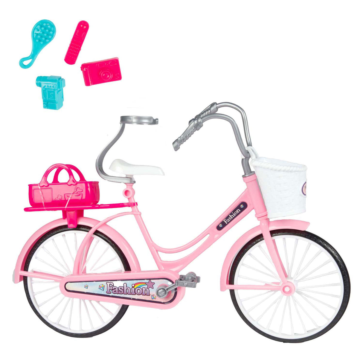 Toi toys Lauren teen doll on bicycle