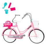 Toi toys Lauren teen doll on bicycle