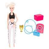 Lauren moda boneca ginástica com acessórios