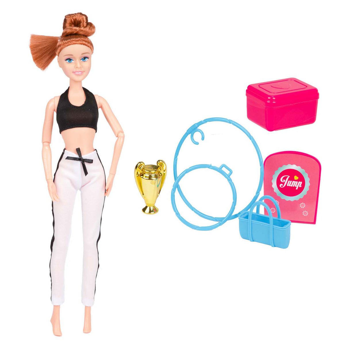 Lauren moda boneca ginástica com acessórios