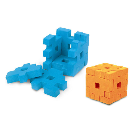 Toi-leker puslespill skum kube 3d 4 deler assortert | 6 stk