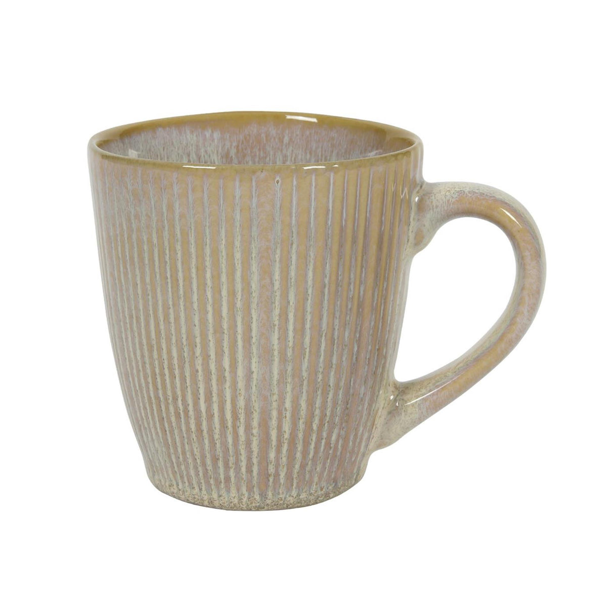 Coffee mug lines ocean beige 340ml
