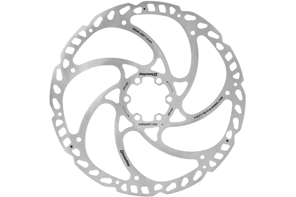 SWISSSTOP - Brzdový disk katalyzátor jeden 6 šroub 203 mm