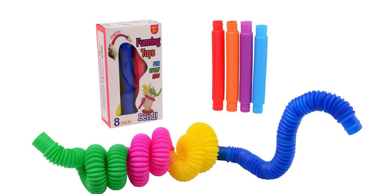 Johntoy john toy fidget tuber 8 i kartong 21x3cm