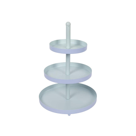 Etagere 3-Schicht blue-mint ø25xh35cm