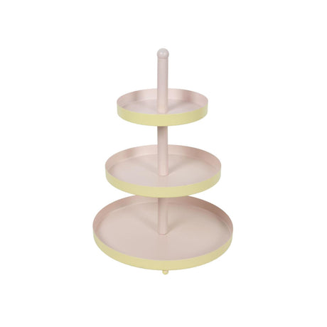 Etagere metall 3-lags ø25xh35cm
