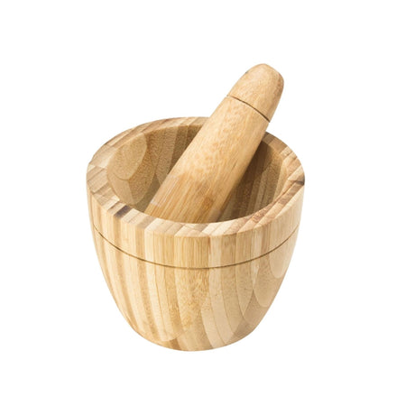 Utensílios de cozinha argamassa bambu 11,5x10cm