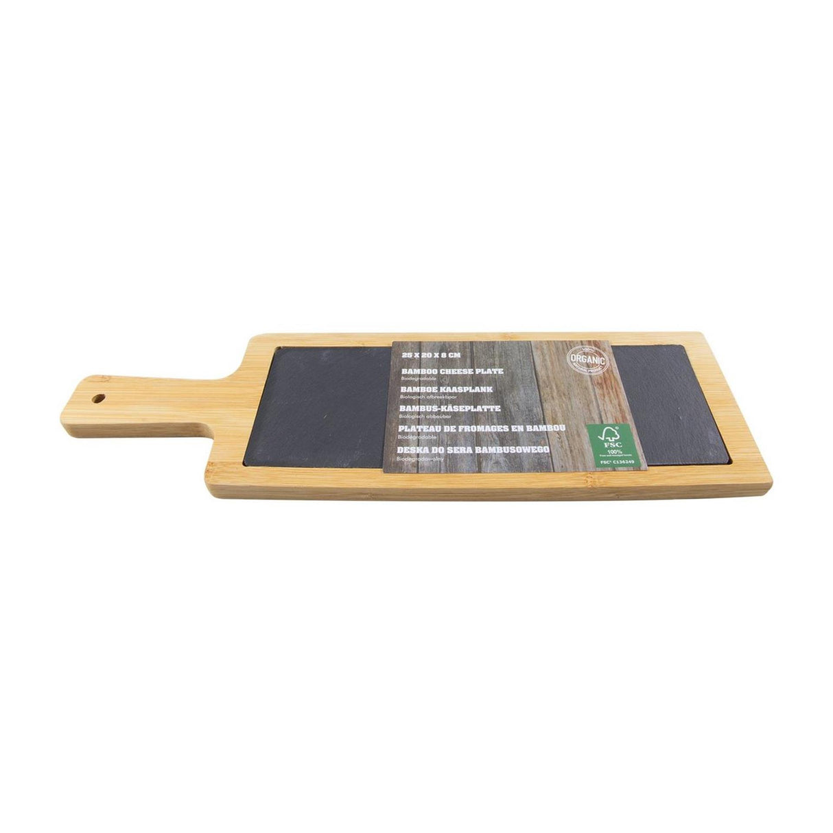 Serving board bamboo slate 40x12cm