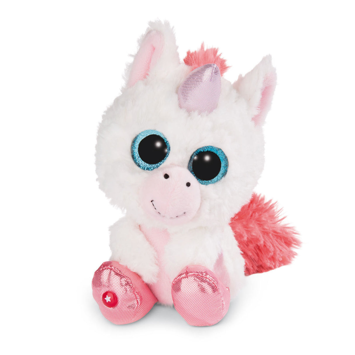 Nici Glubschis Pluchen Cuddle Unicorn Milky-Free, 15 cm