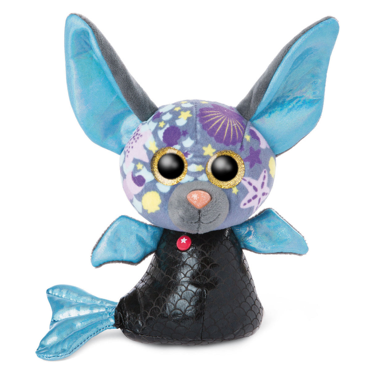 Nici Glubschis Pluchen Cuddly Hug Bat Mermaid Laguna-Lu, 15 cm