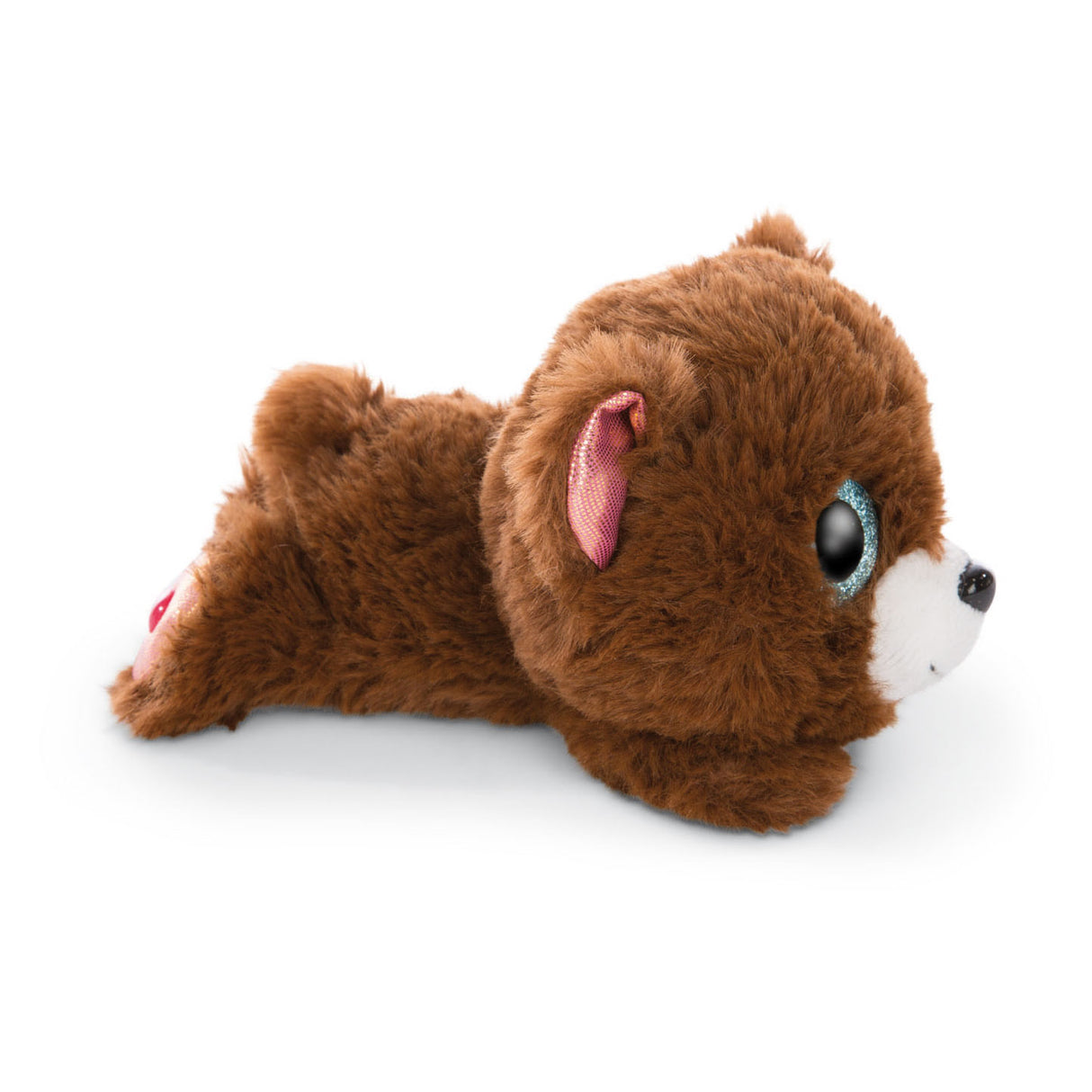 Nici glubschis pluchen kos liggende bjørn Mr. Cuddle, 15 cm