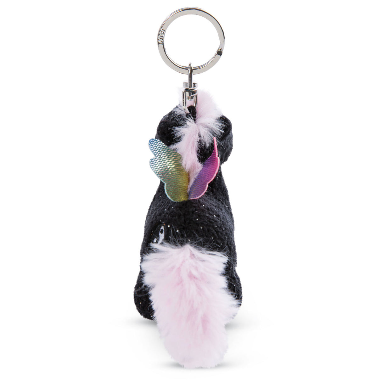 Nici Pluchen Key Ring Eenhoorn Rainbow Yin, 10 cm