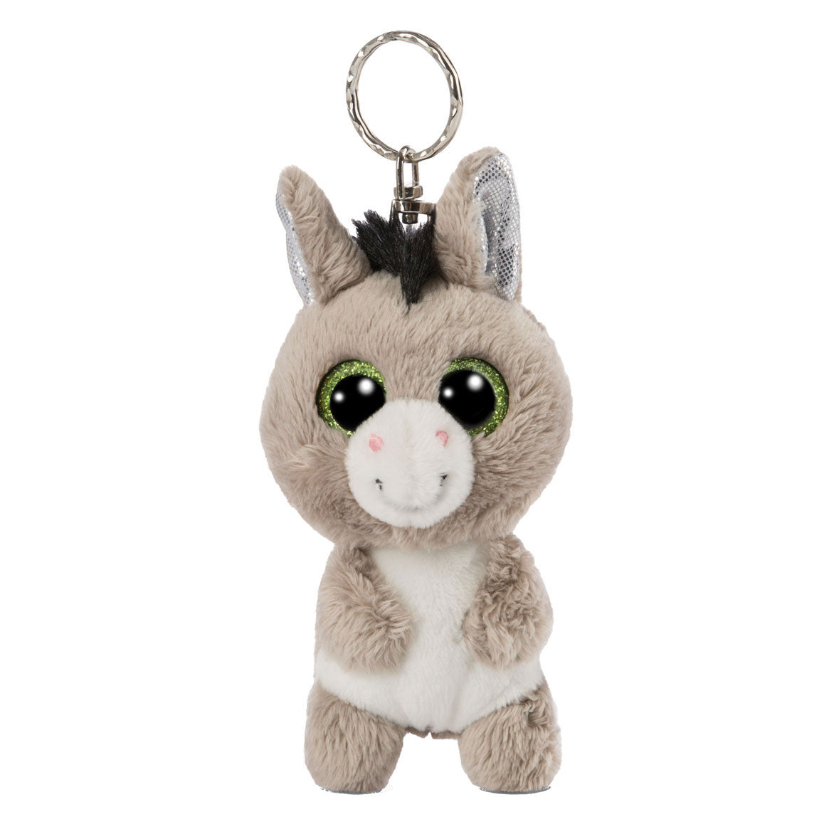 NICI Glubschchis PLucker Key Ring Ezel Donki, 9cm