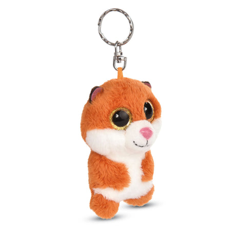 Nici Glubschis Pluchen Sleutelhanger Hamster Stubbi, 9cm