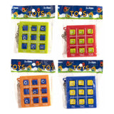 Jono bréagáin keychain tic tac toe