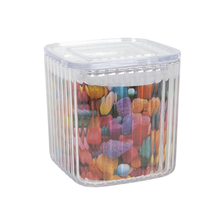 Linhas de recipiente de armazenamento 550ml 10x10x10,5cm