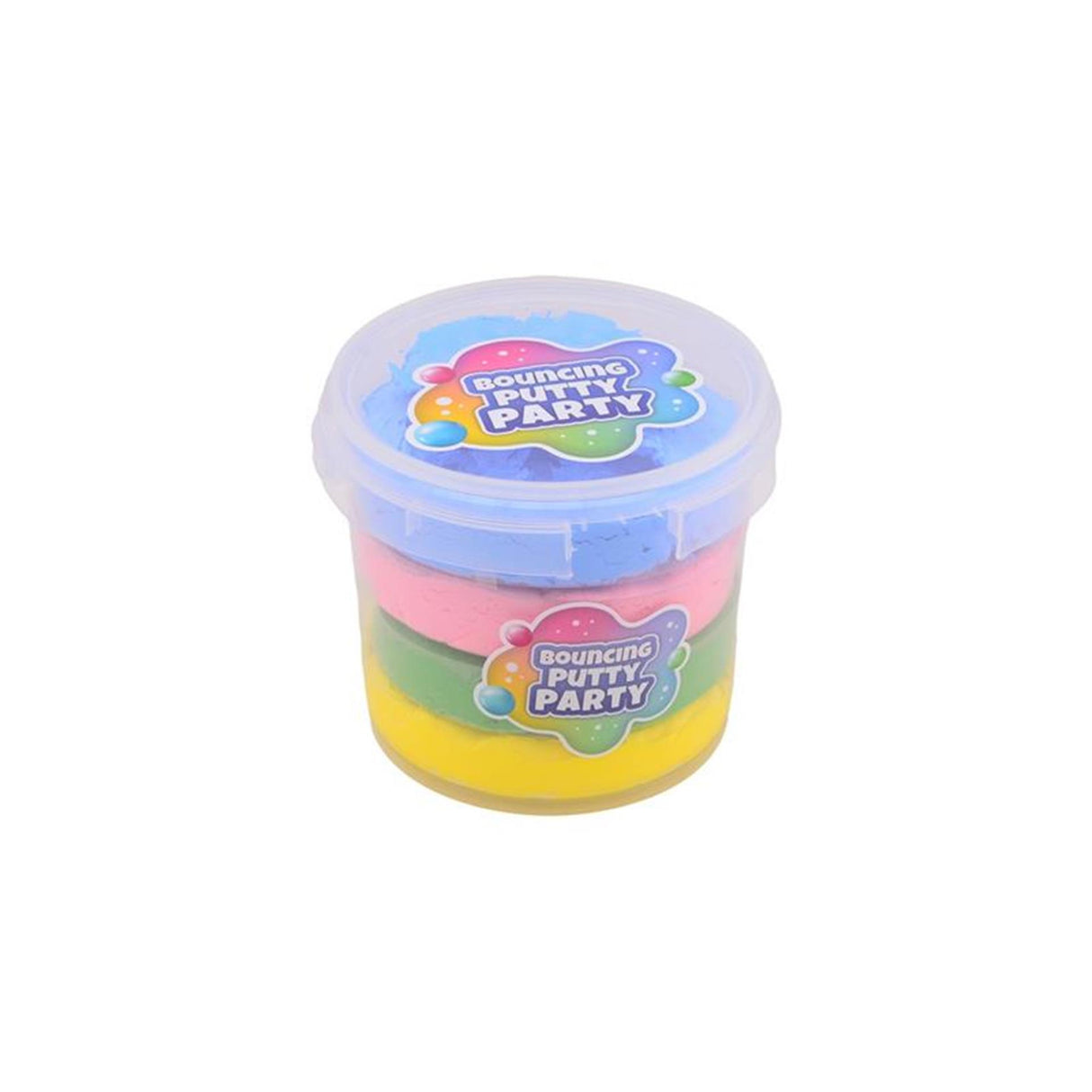 Johntoy rainbow bouncing putty bucket 400 gram