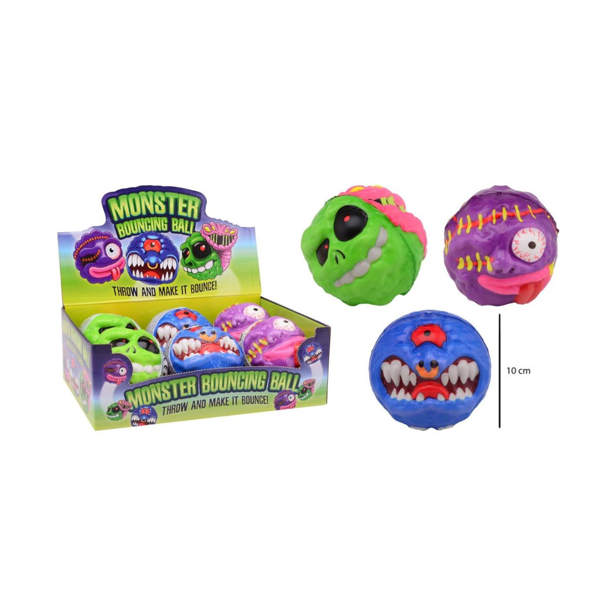 Johntoy john toy bouncing monster 10cm