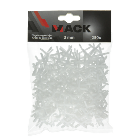 Mack 1004607 - tile spacers 3mm 250pcs | 10 pieces