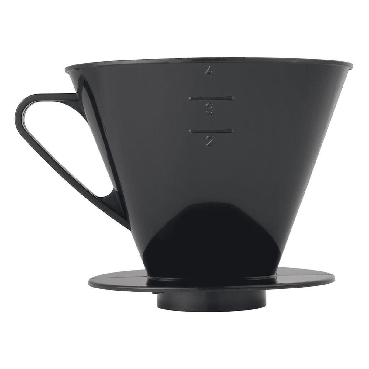 Metaltex coffee filter holder no. 4 black