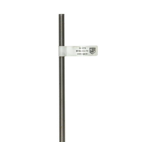 Mack 1015776 - threaded rods stainless steel A2 DIN 976 M10x1m | 10 pieces