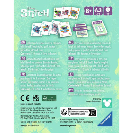 Ravensburger Niveau 8 Stitch Kaartespill