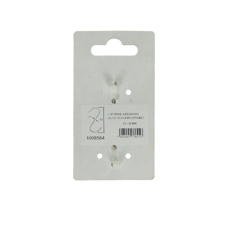 Mack 1008564 - 3-pronged meat hooks 3.9 x 80mm | 10 pieces