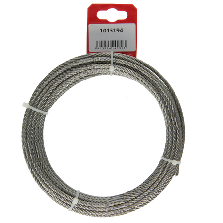 Mack 1015194 - wire rope 7x7 sst aisi 316 104mm wll 150 kg din en 12385-4 | 5 pieces