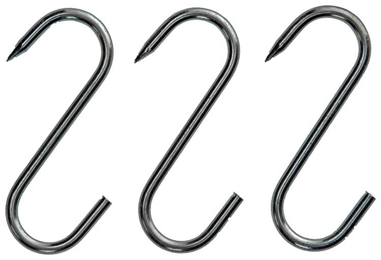 Mack 1008564 - 3-pronged meat hooks 3.9 x 80mm | 10 pieces