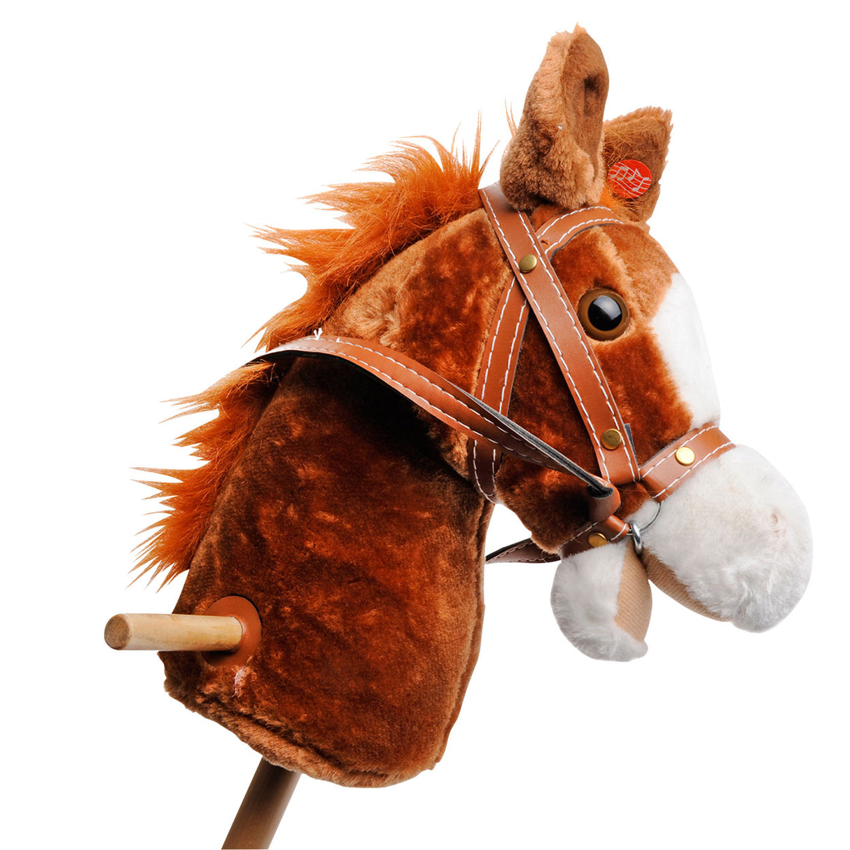 Playwood Wooden Hobby Horse con suono marrone