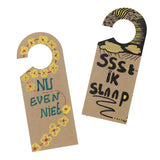 Decorate your own wooden door hanger