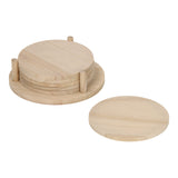 Playwood dekoréiert Är eege Holzbunnen, 6 Stéck.