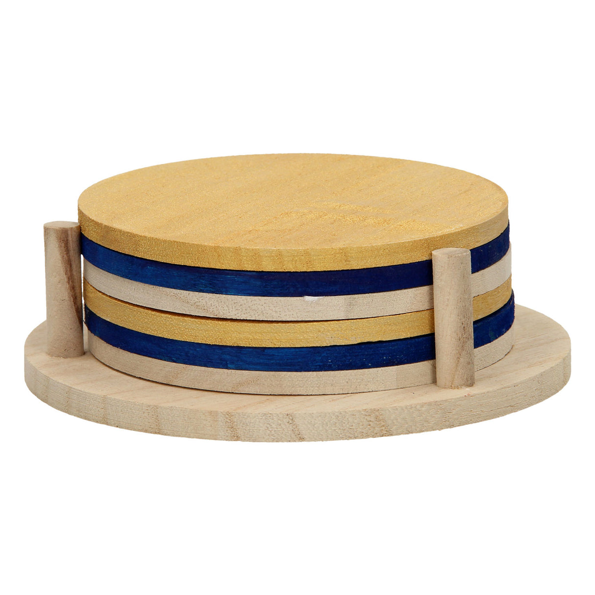 Playwood dekoréiert Är eege Holzbunnen, 6 Stéck.