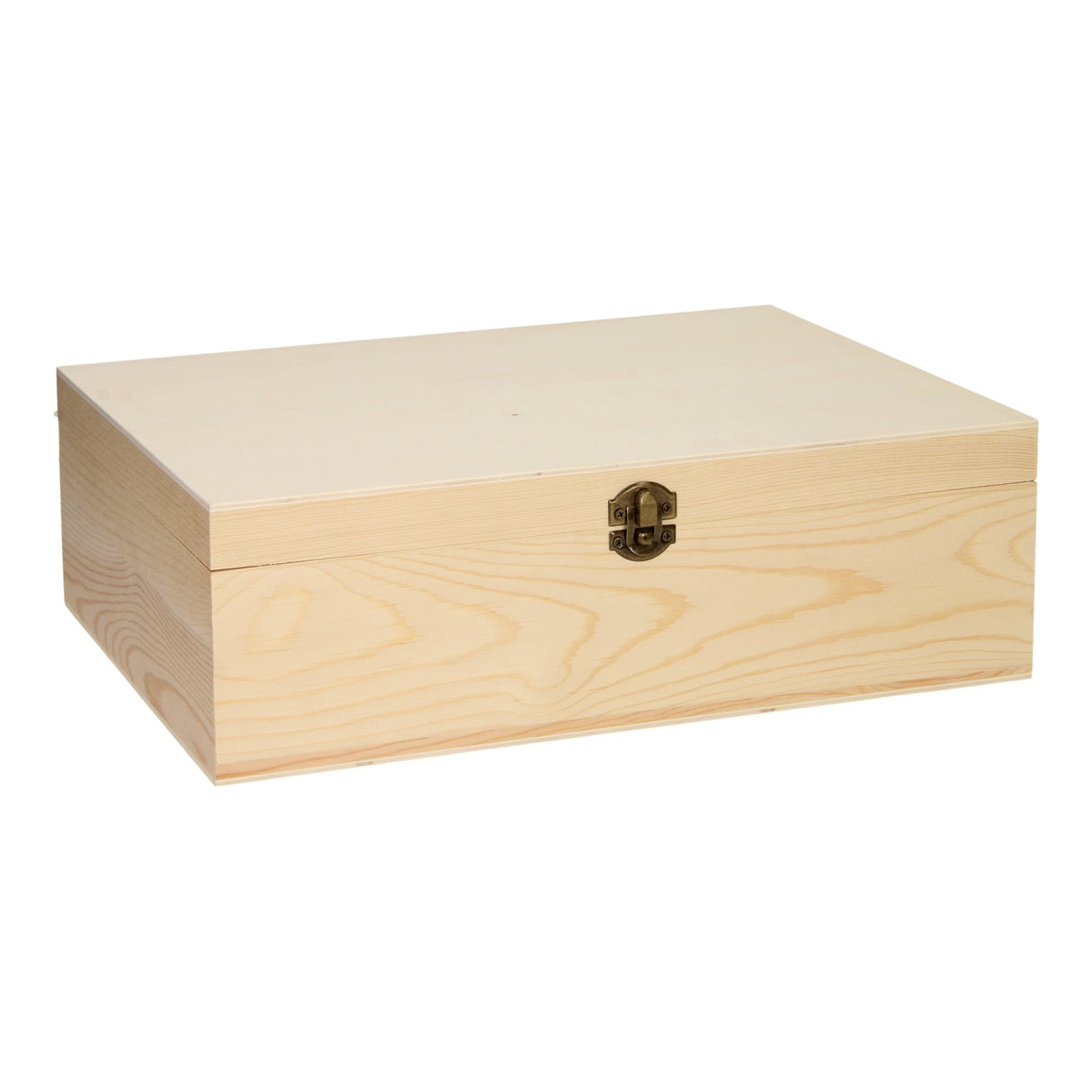 Große Holzspeicherbox