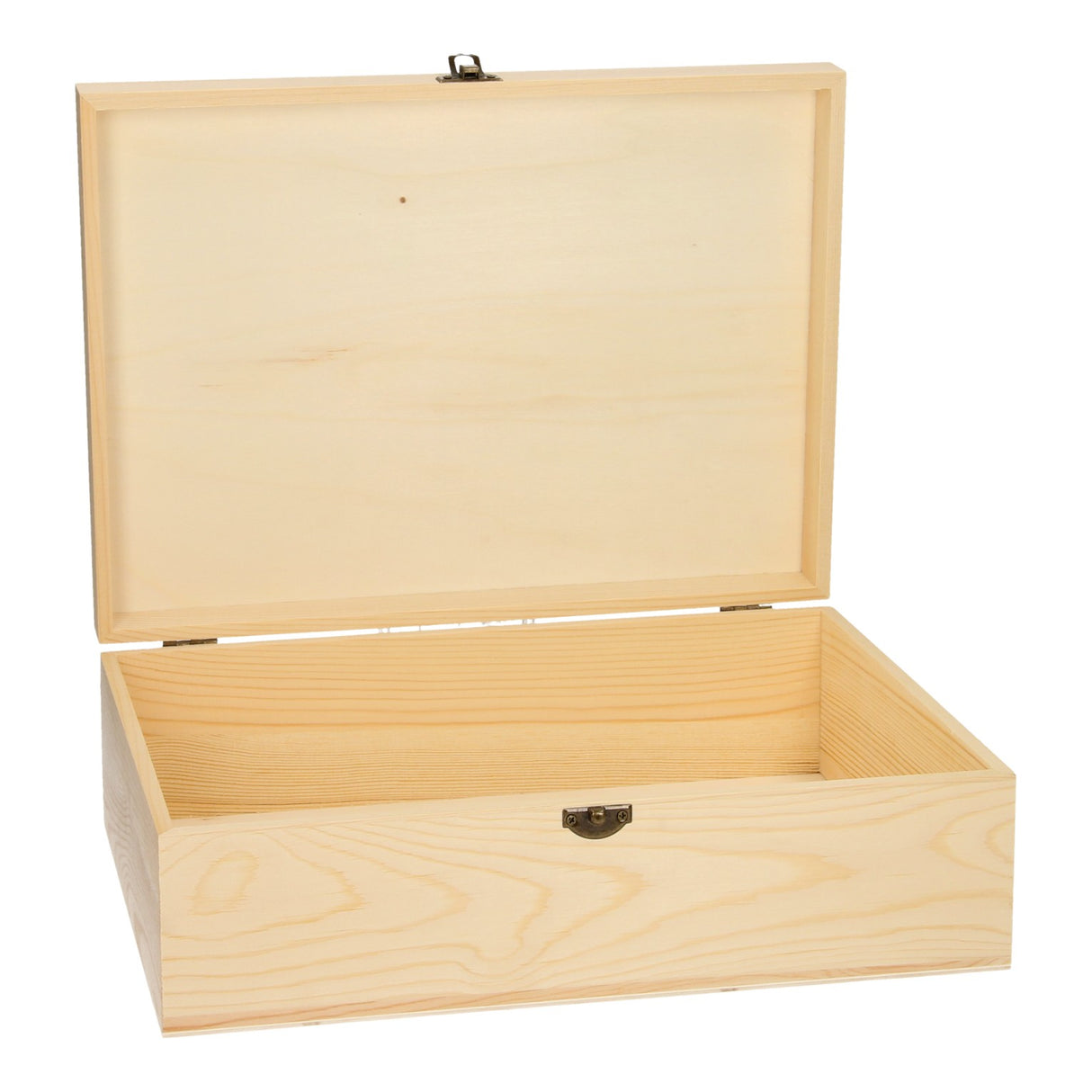 Große Holzspeicherbox