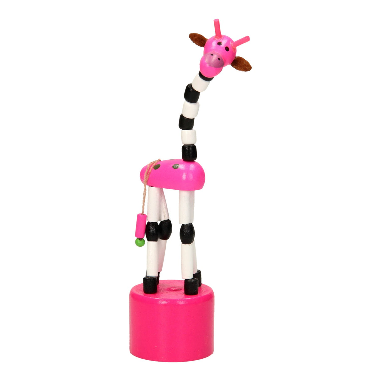 Playwood Houten Drukpop Giraffe farget