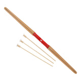 Playwood Holz Spillsaachen Bogen a Pfeil Set 4-Stéck fir Kanner.
