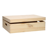 Playwood Storage Box Rectangle Valve Cover Pine