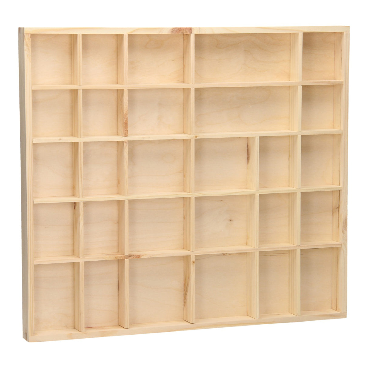 Rectangle du plateau de lettre en bois grand