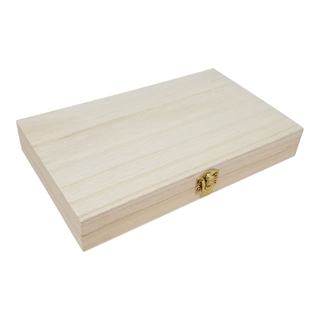 Playwood Kist Rectangle with lid Paulownia wood