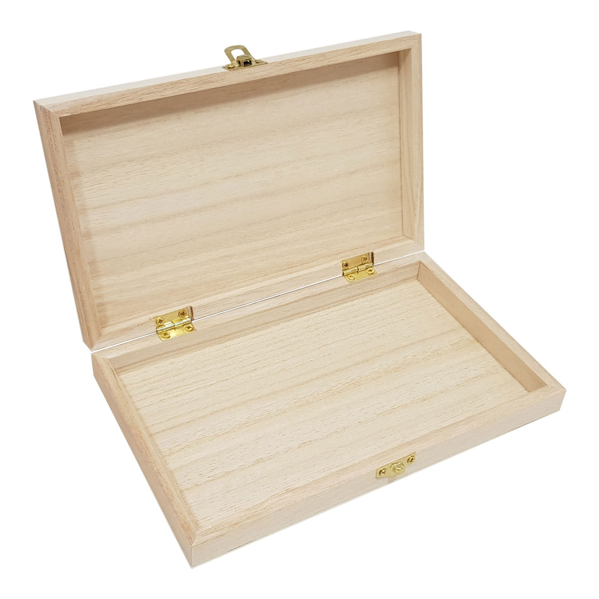 Playwood Kist Rectangle with lid Paulownia wood